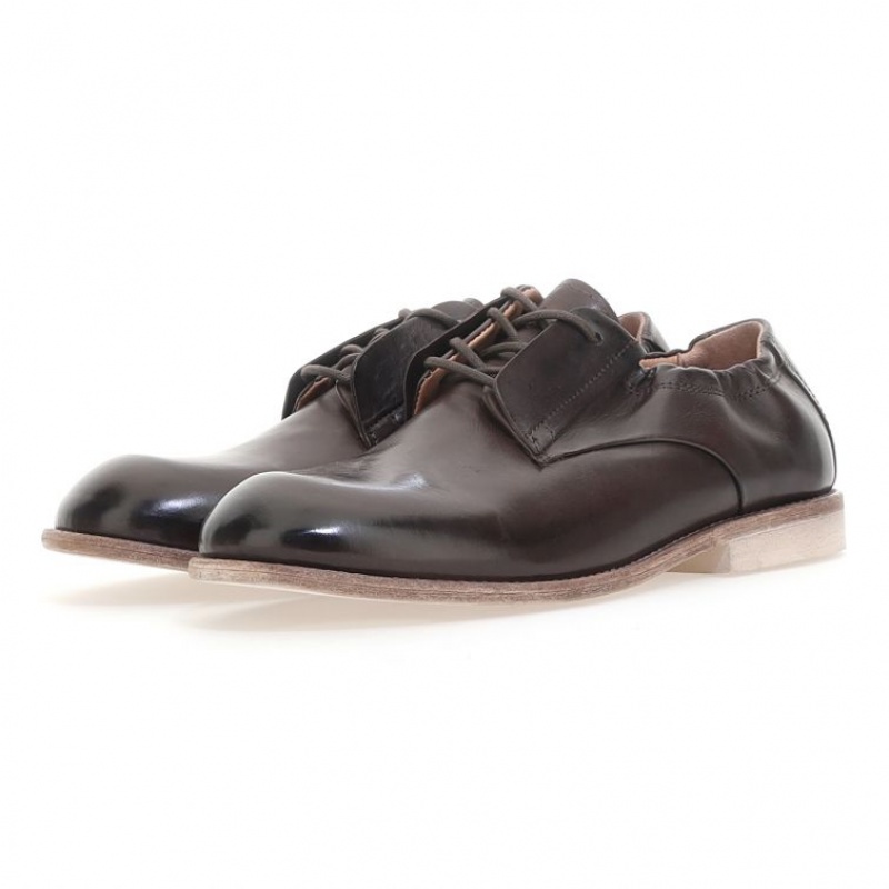 flat shoes A.S.98 Oberon Homme Noir | FR-651209GYX