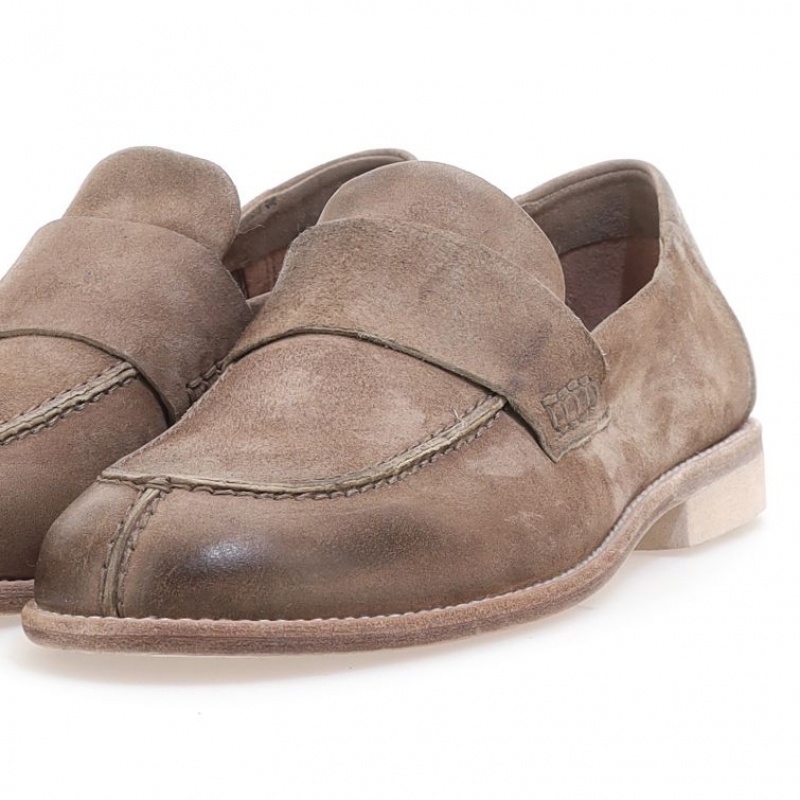 flat shoes A.S.98 Ogden Homme Marron | FR-610345JHO