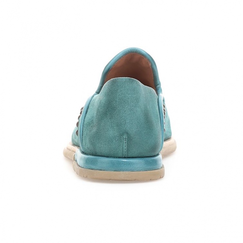 flat shoes A.S.98 Tami Femme Vert | FR-981425AFN