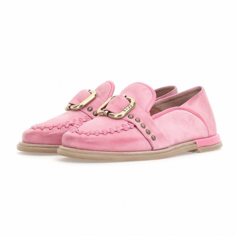 flat shoes A.S.98 Tamika Femme Rose | FR-520164VEM