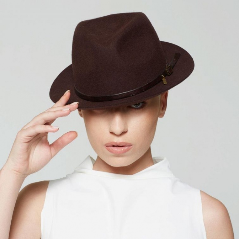 hats A.S.98 Claire Femme Marron | FR-521784UGJ