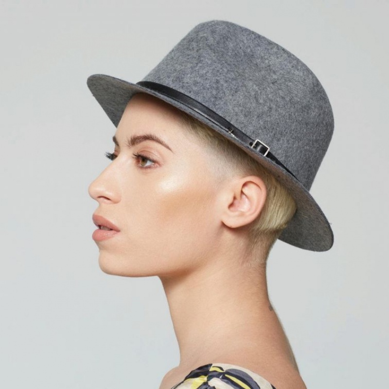 hats A.S.98 Sheryl Femme Grise | FR-261503BXF